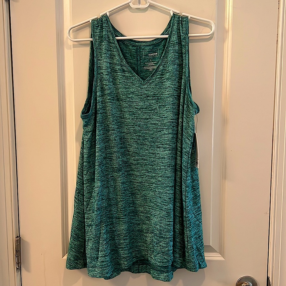 Sonoma Large Turquoise Tank Top